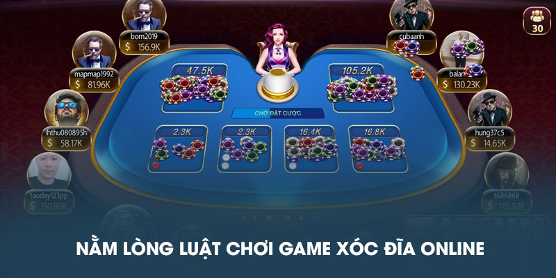 Nằm lòng luật chơi game xóc đĩa online