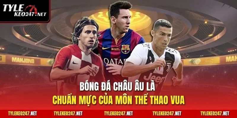 Bóng đá châu Âu là chuẩn mực của môn thể thao vua
