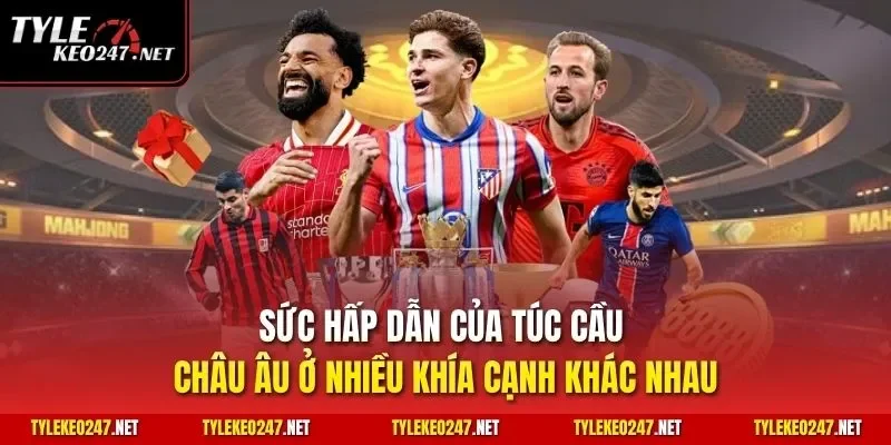 Sức hấp dẫn của túc cầu châu Âu ở nhiều khía cạnh khác nhau